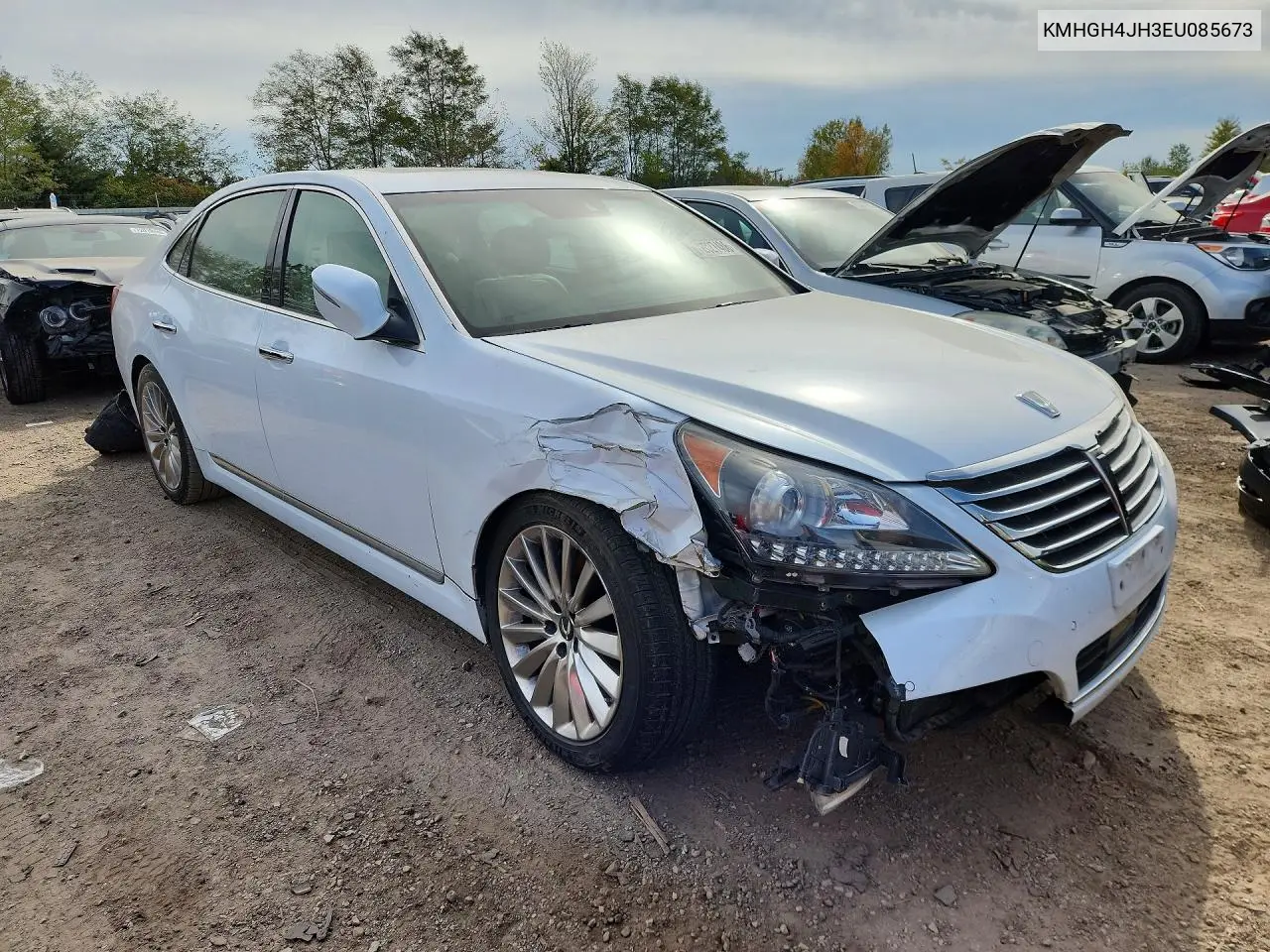 2014 HYUNDAI EQUUS VIN KMHGH4JH3EU085673 — фото 4