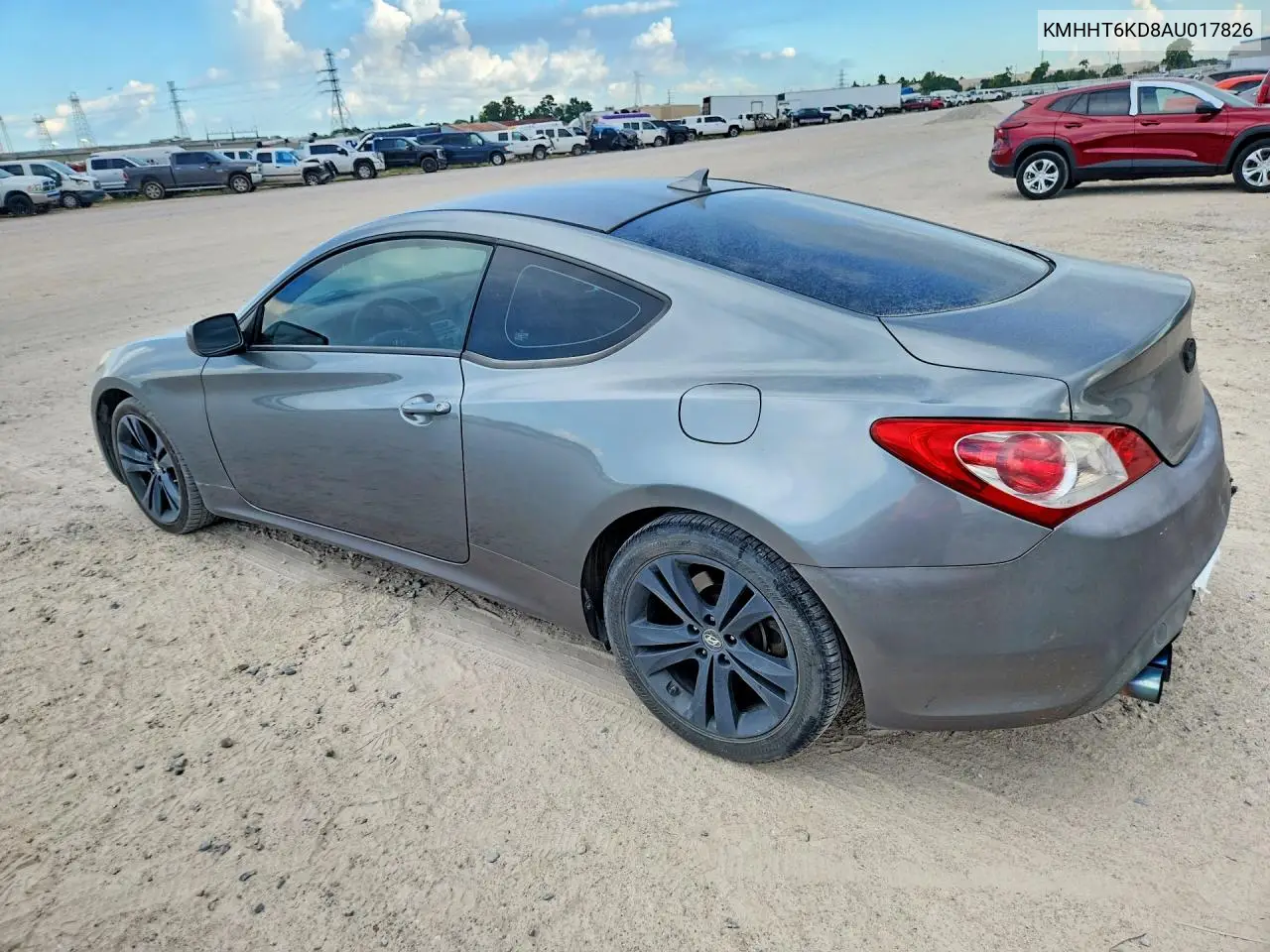 2010 HYUNDAI GENESIS COUPE VIN KMHHT6KD8AU017826 — фото 2