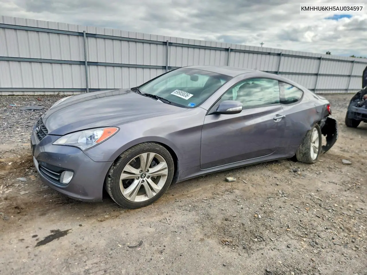HYUNDAI GENESIS COUPE 2010, VIN KMHHU6KH5AU034597