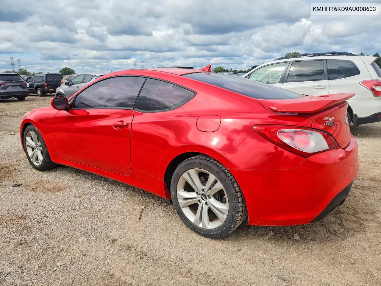 2010 HYUNDAI GENESIS COUPE VIN KMHHT6KD9AU008603 — фото 2