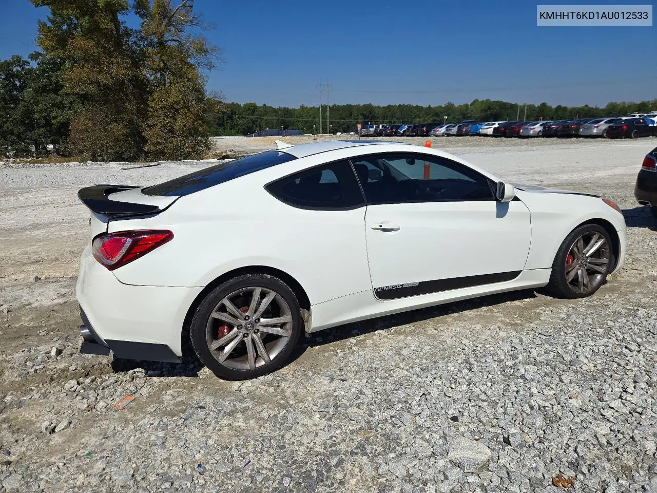 2010 HYUNDAI GENESIS COUPE VIN KMHHT6KD1AU012533 — фото 3