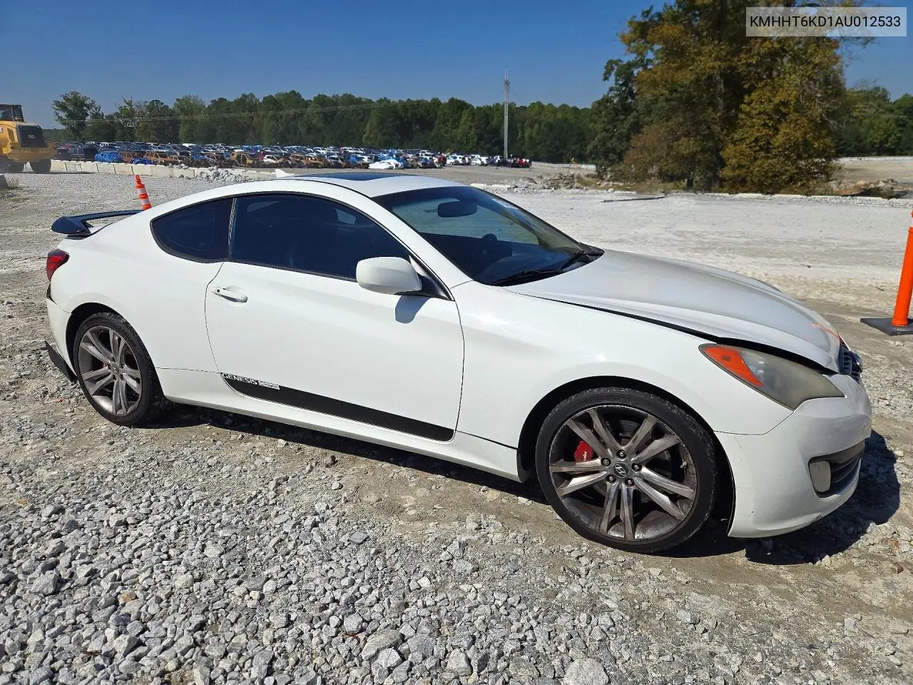 2010 HYUNDAI GENESIS COUPE VIN KMHHT6KD1AU012533 — фото 4