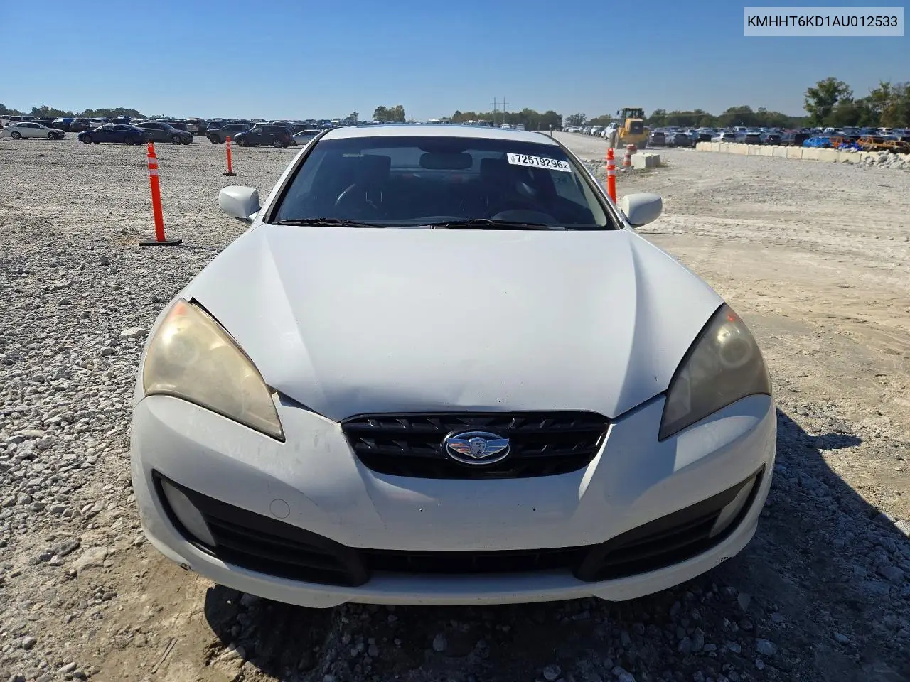 2010 HYUNDAI GENESIS COUPE VIN KMHHT6KD1AU012533 — фото 5