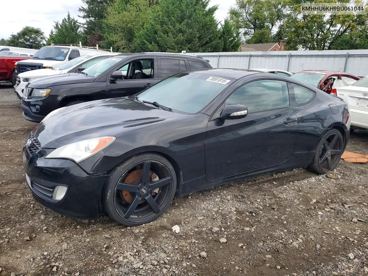 HYUNDAI GENESIS COUPE 2011, VIN KMHHU6KH9BU061044