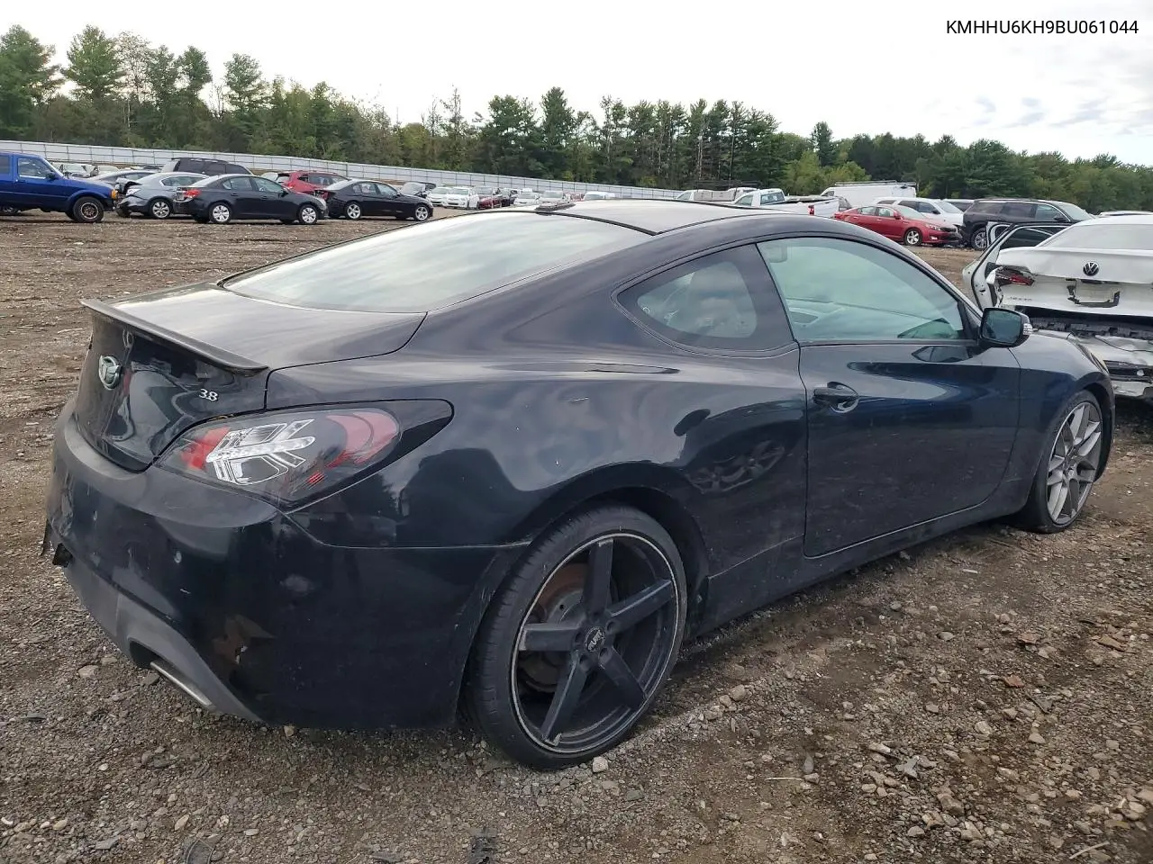 2011 HYUNDAI GENESIS COUPE VIN KMHHU6KH9BU061044 — фото 3