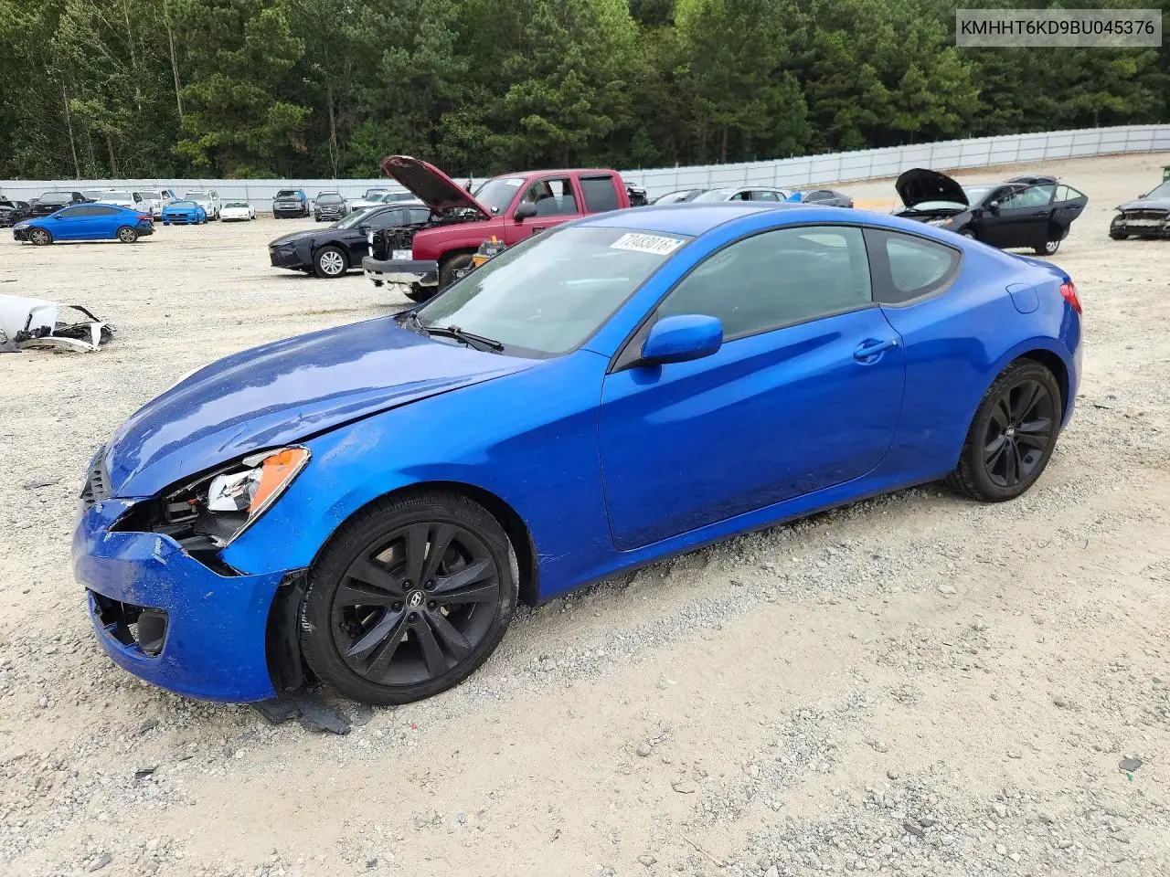 HYUNDAI GENESIS COUPE 2011, VIN KMHHT6KD9BU045376