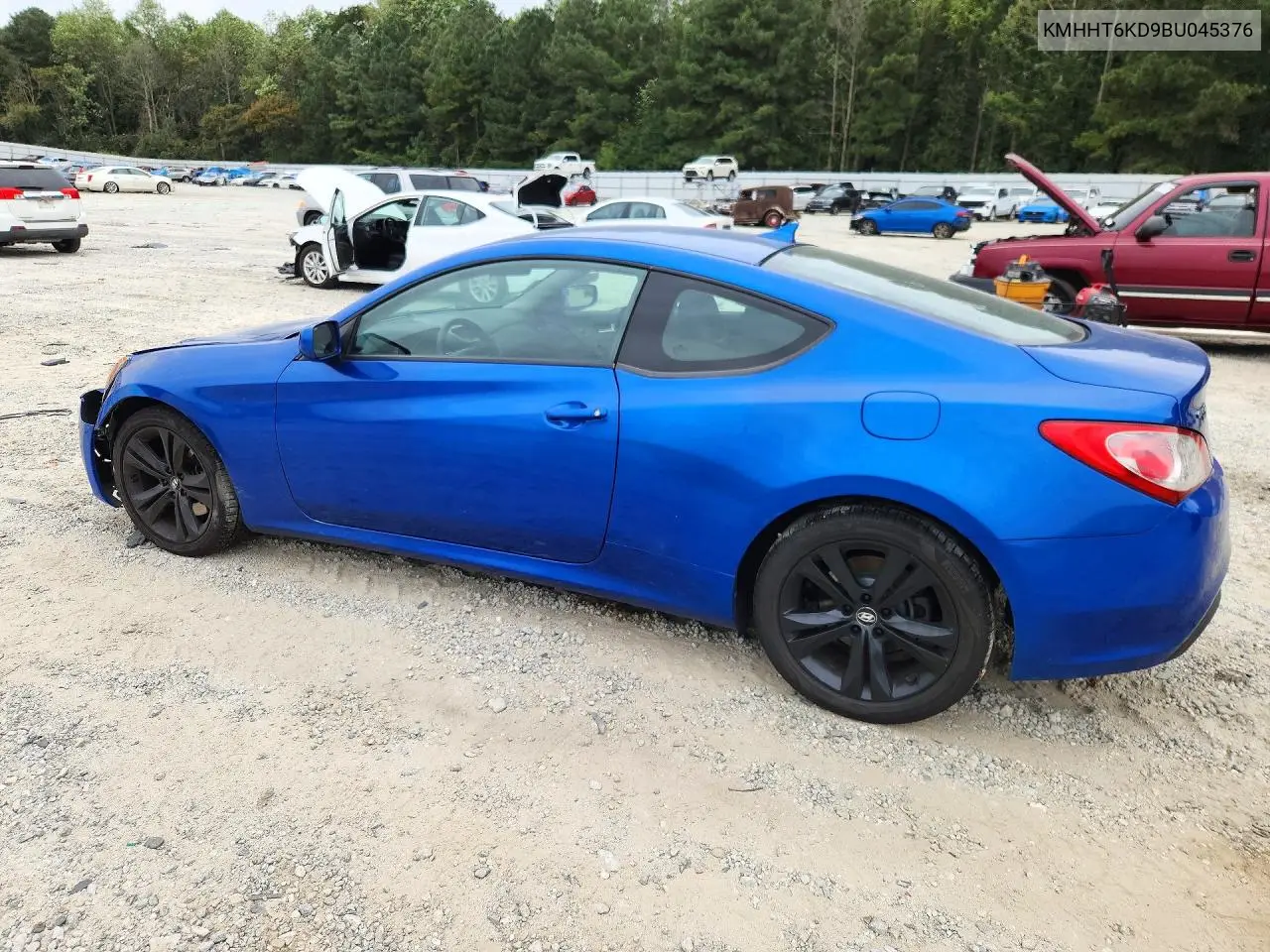 2011 HYUNDAI GENESIS COUPE VIN KMHHT6KD9BU045376 — фото 2