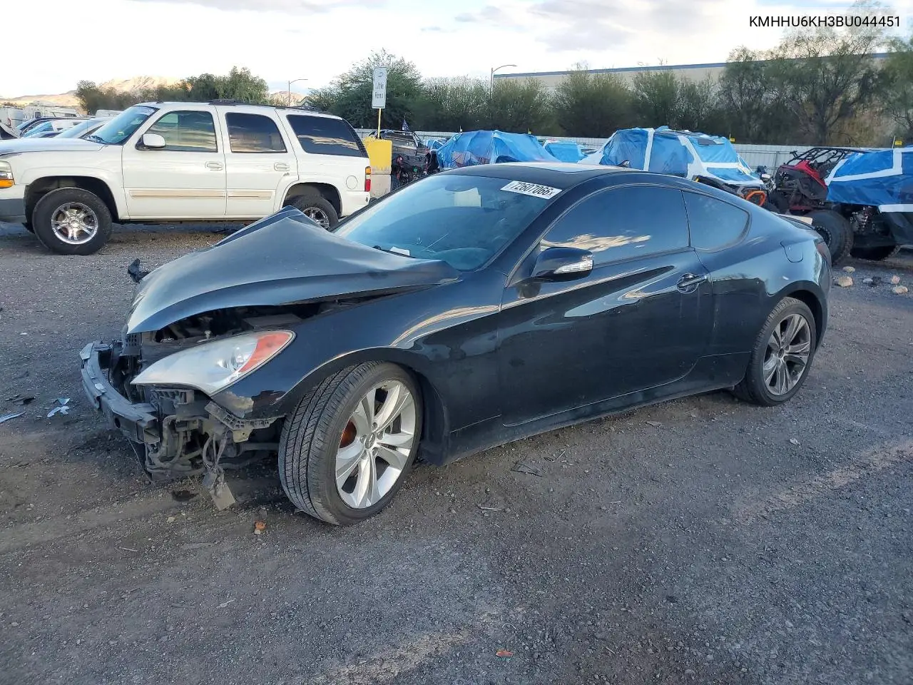 HYUNDAI GENESIS COUPE 2011, VIN KMHHU6KH3BU044451