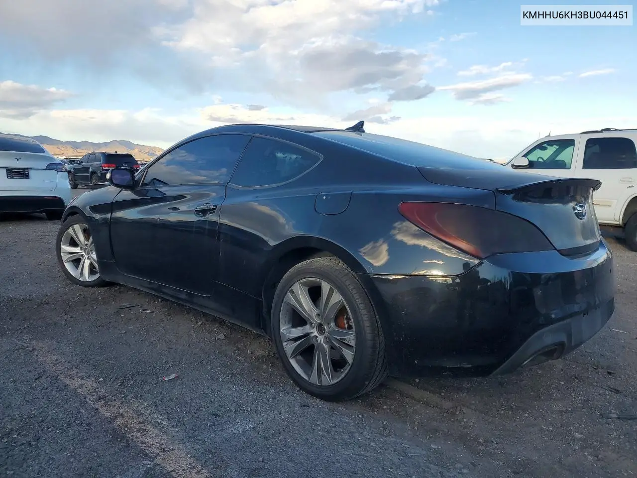 2011 HYUNDAI GENESIS COUPE VIN KMHHU6KH3BU044451 — фото 2
