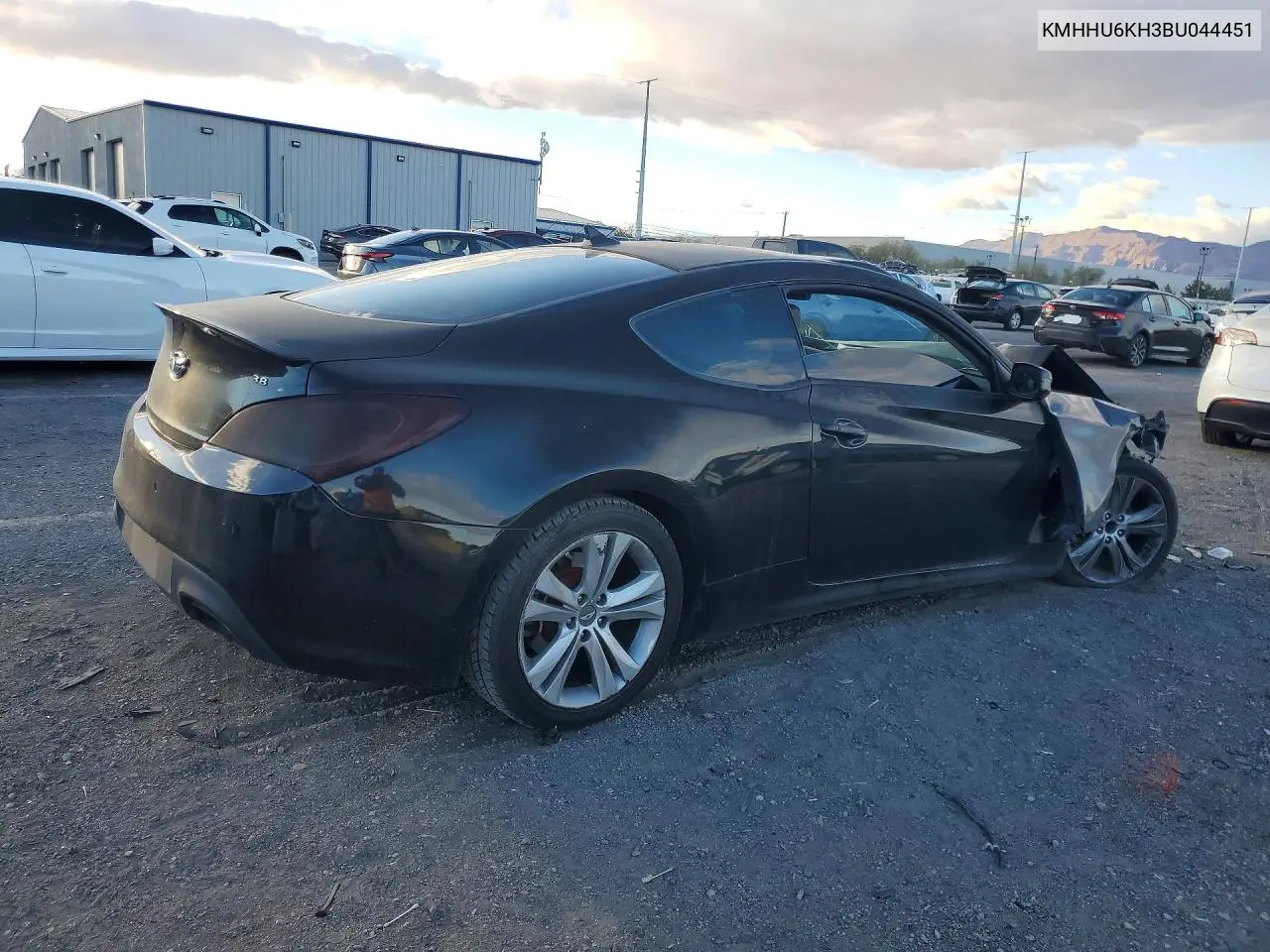 2011 HYUNDAI GENESIS COUPE VIN KMHHU6KH3BU044451 — фото 3