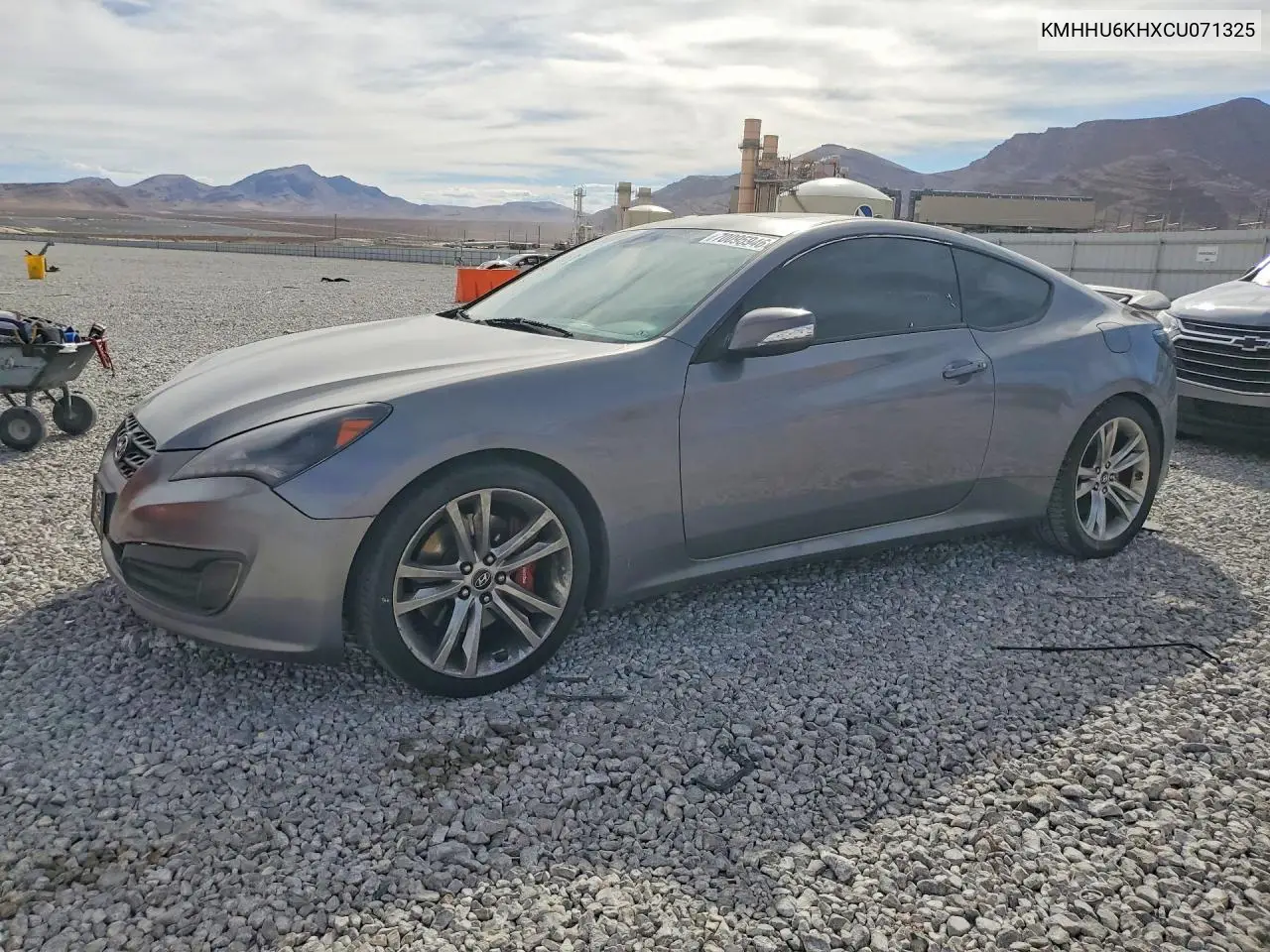 HYUNDAI GENESIS COUPE 2012, VIN KMHHU6KHXCU071325