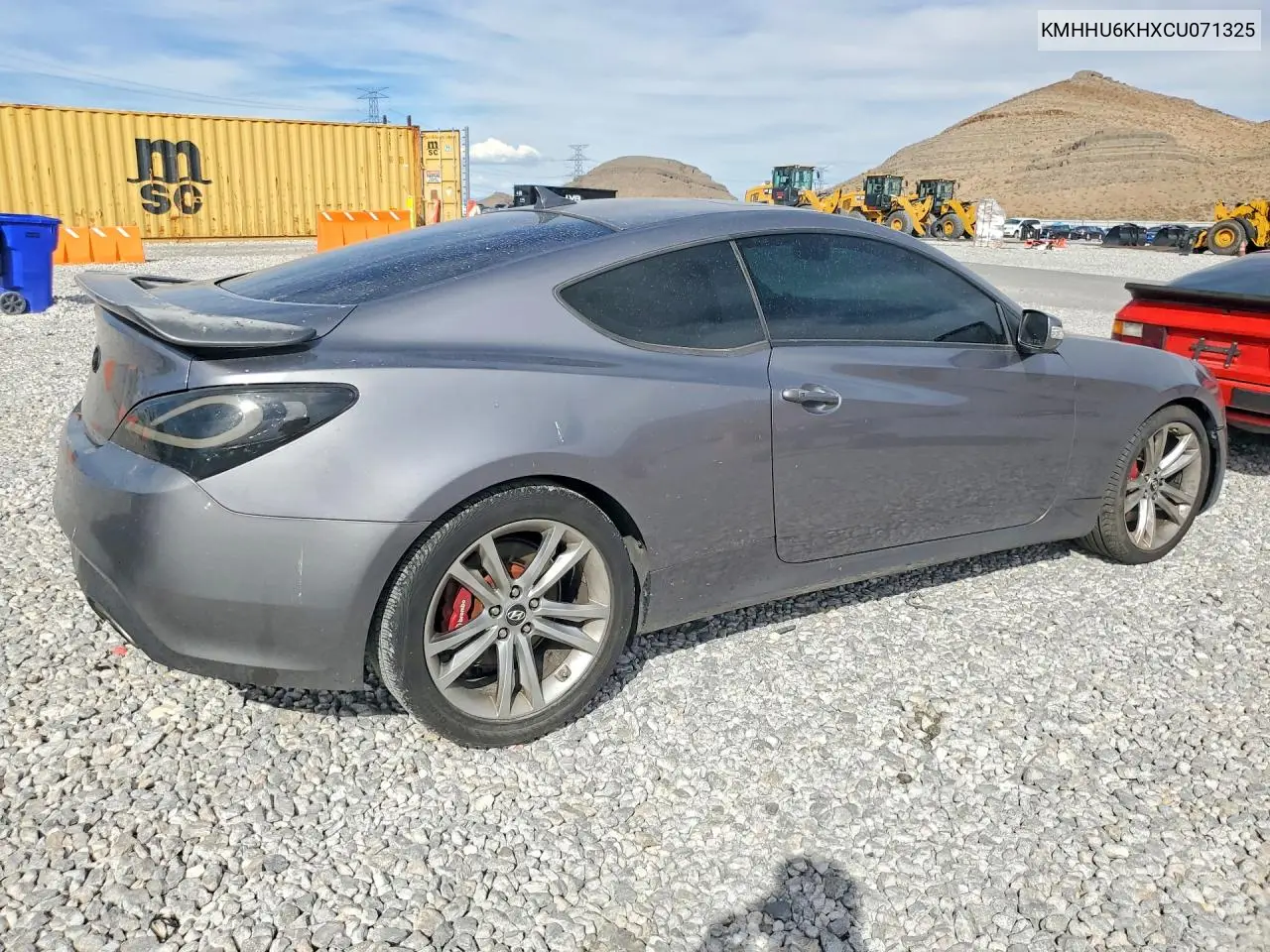2012 HYUNDAI GENESIS COUPE VIN KMHHU6KHXCU071325 — фото 3