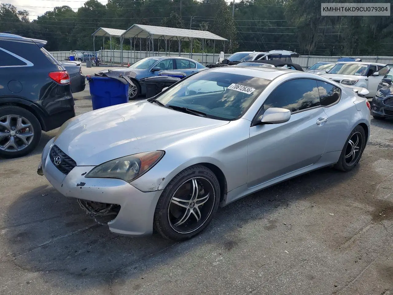 HYUNDAI GENESIS COUPE 2012, VIN KMHHT6KD9CU079304