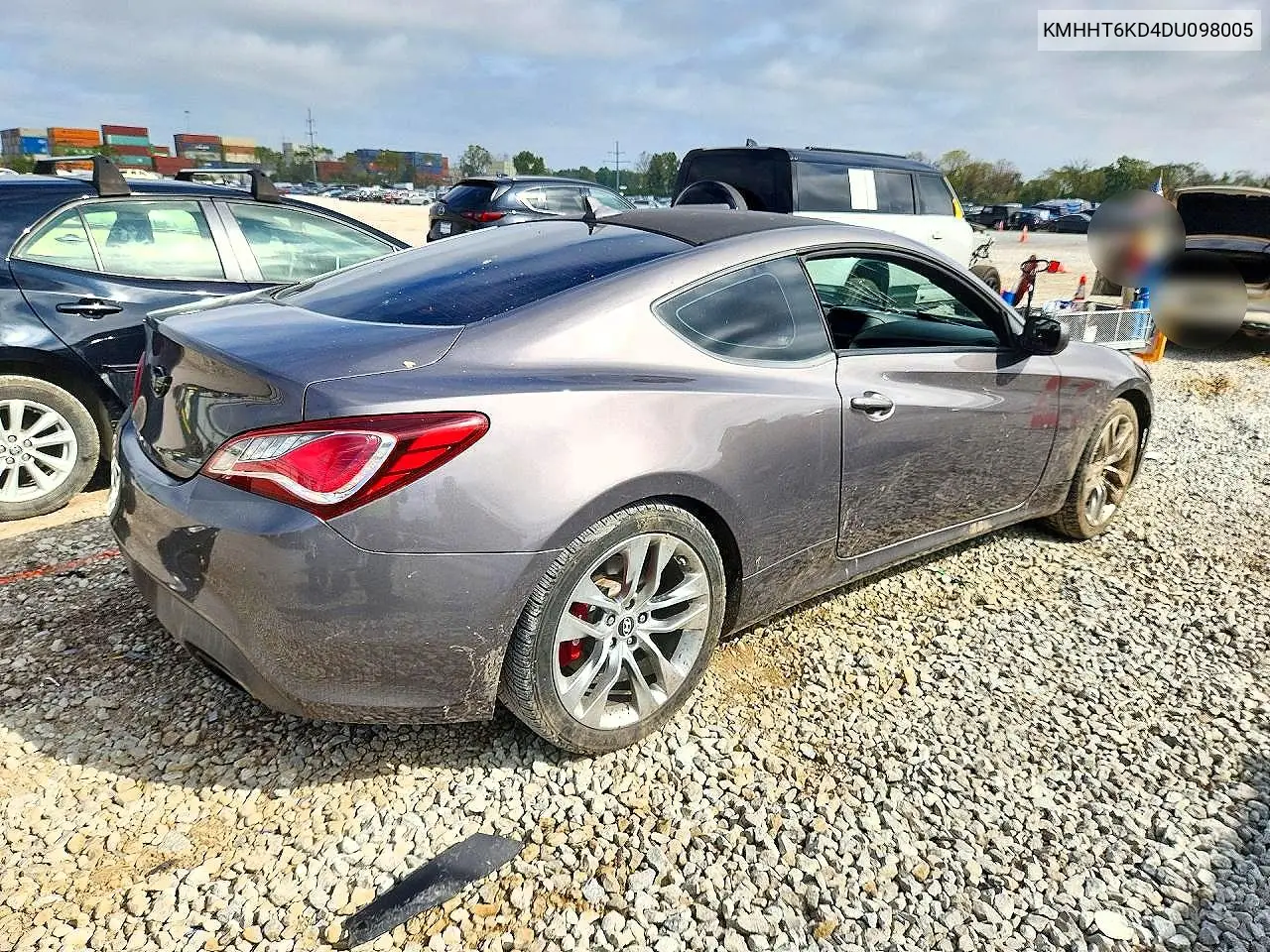 2013 HYUNDAI GENESIS COUPE VIN KMHHT6KD4DU098005 — фото 3