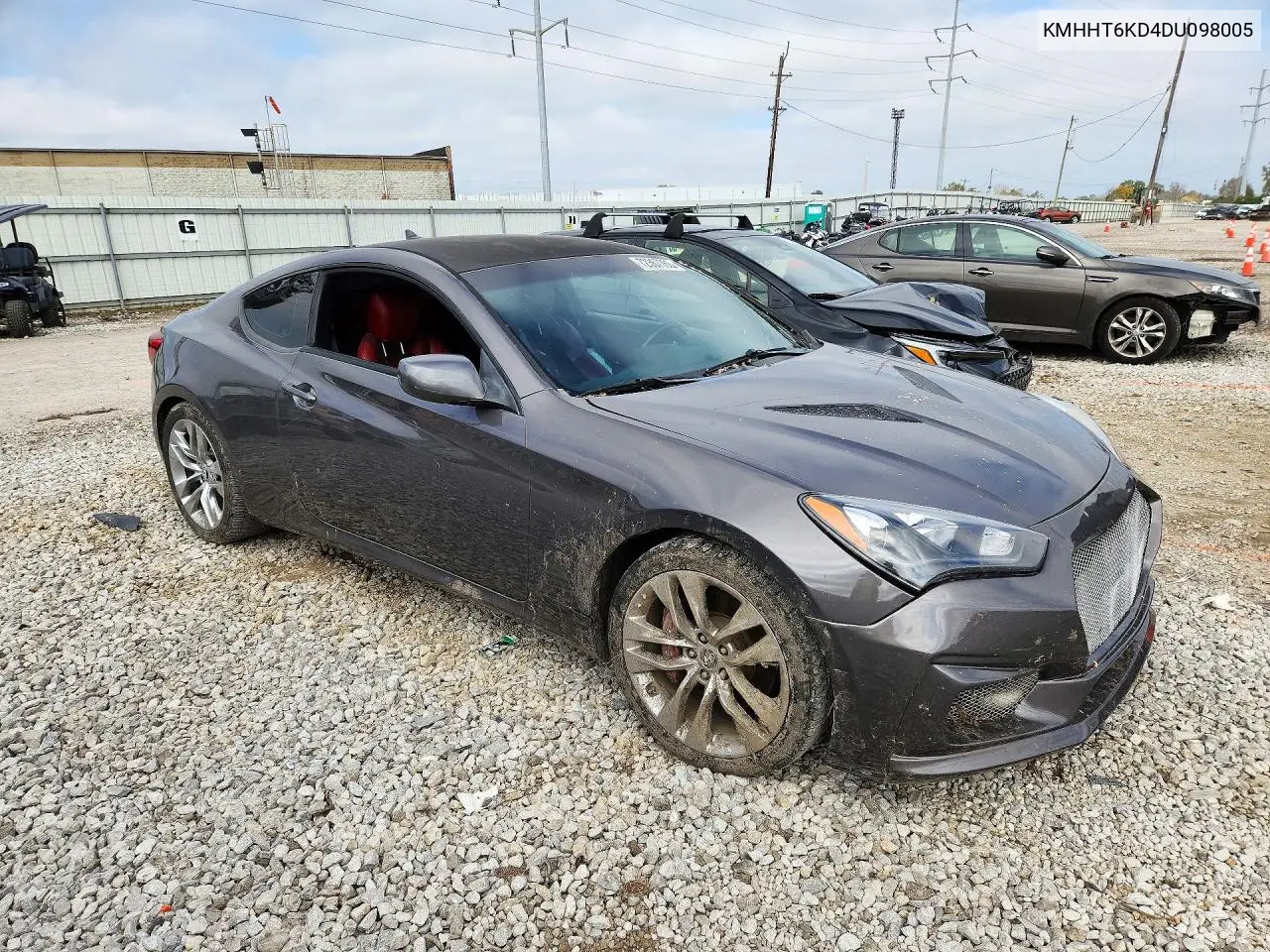 2013 HYUNDAI GENESIS COUPE VIN KMHHT6KD4DU098005 — фото 4