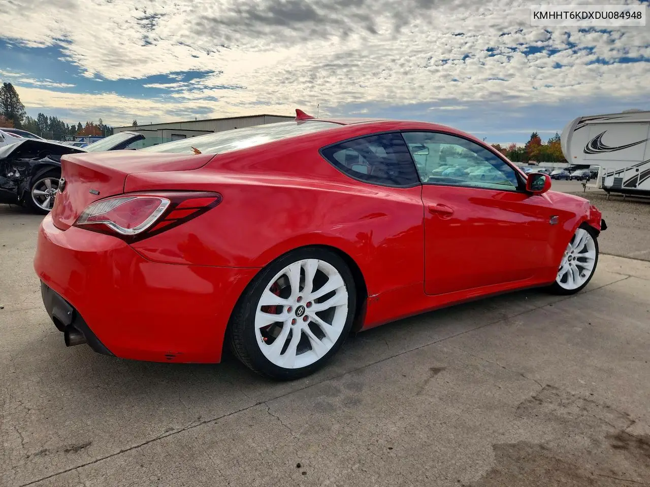 2013 HYUNDAI GENESIS COUPE VIN KMHHT6KDXDU084948 — фото 3