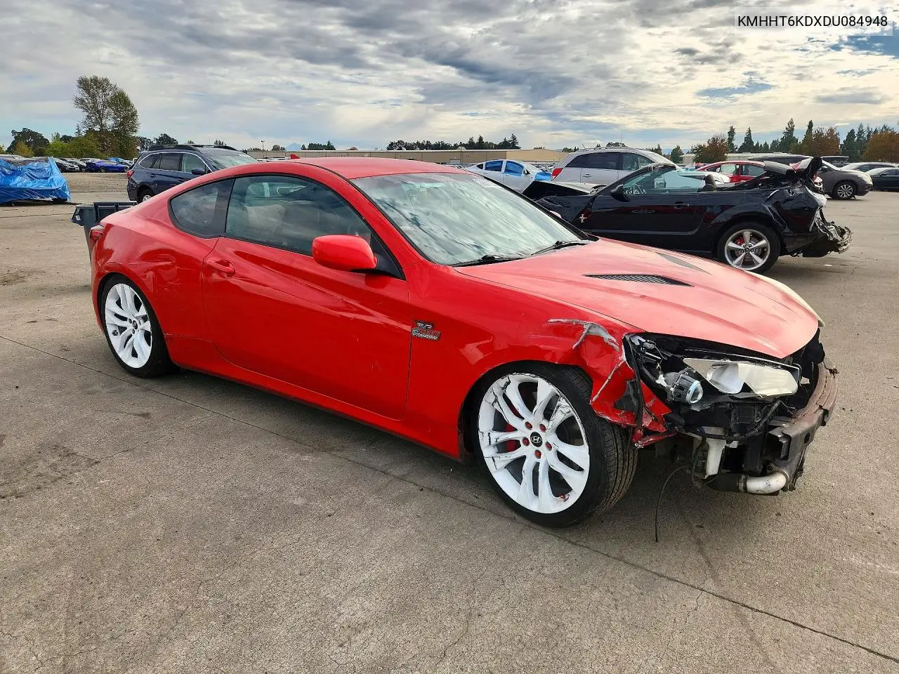 2013 HYUNDAI GENESIS COUPE VIN KMHHT6KDXDU084948 — фото 4