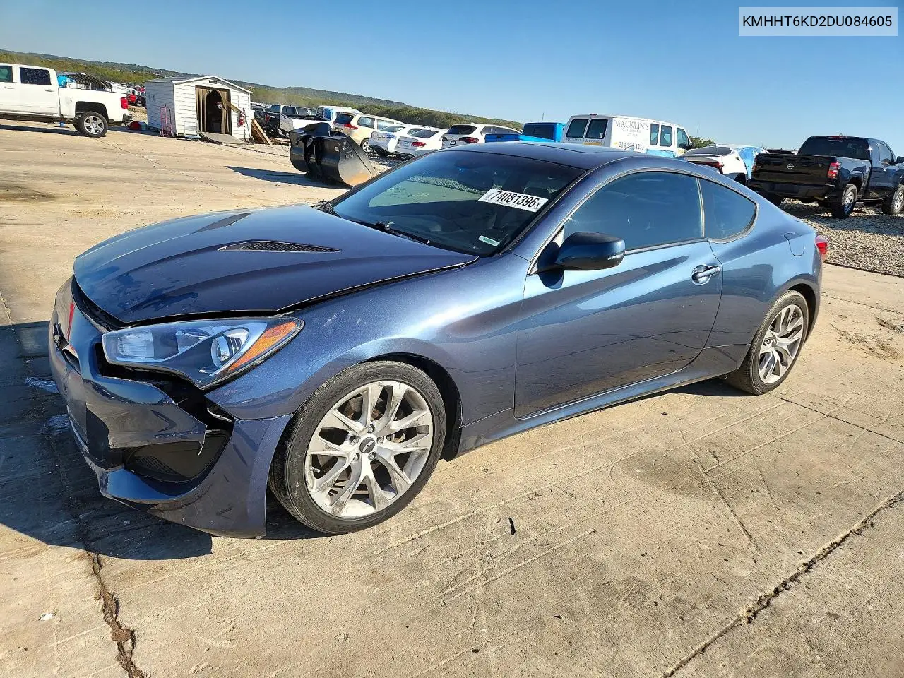 HYUNDAI GENESIS COUPE 2013, VIN KMHHT6KD2DU084605