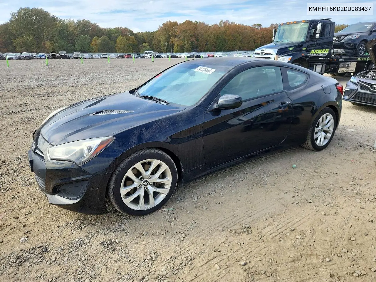 HYUNDAI GENESIS COUPE 2013, VIN KMHHT6KD2DU083437