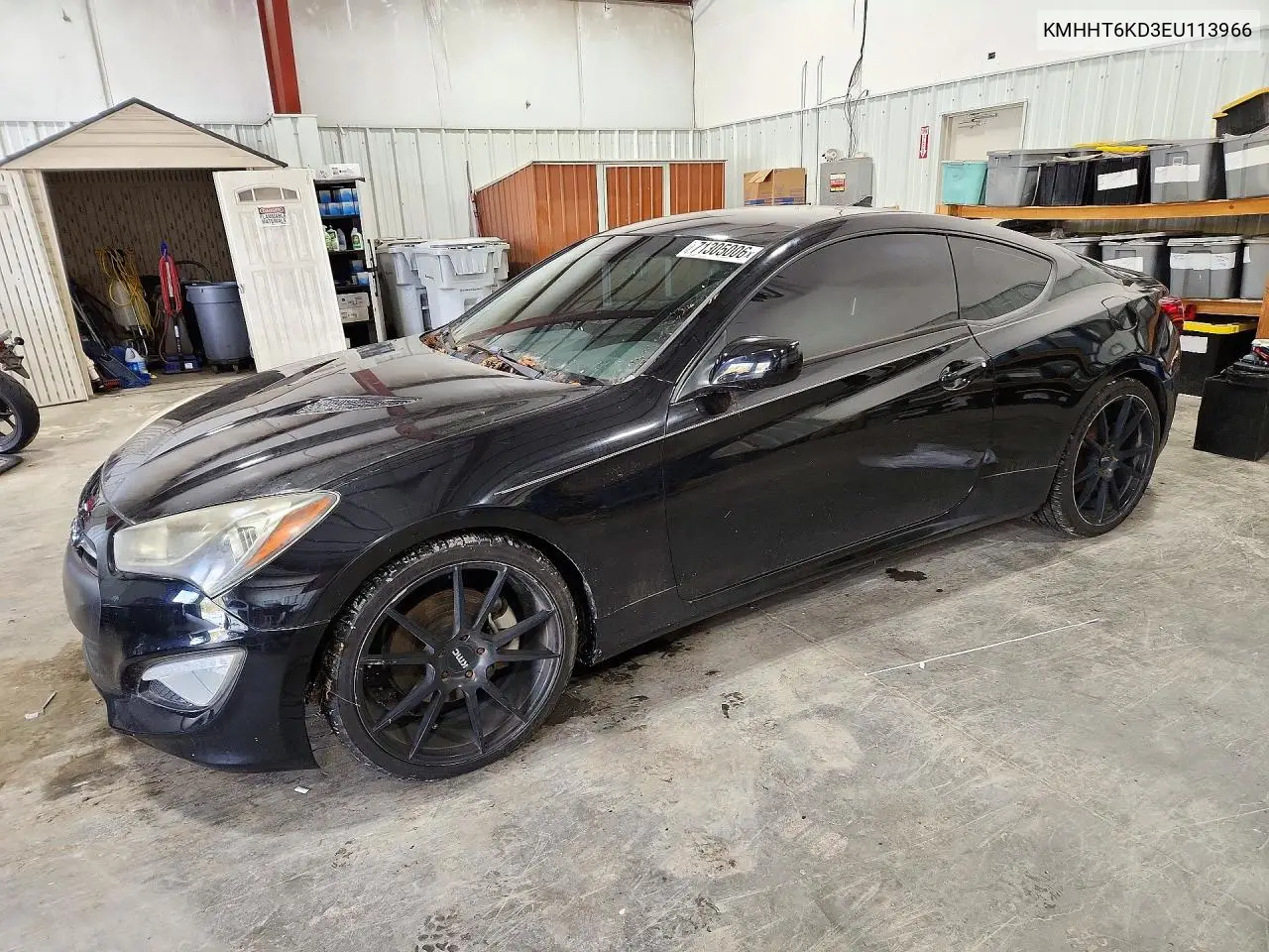 HYUNDAI GENESIS COUPE 2014, VIN KMHHT6KD3EU113966