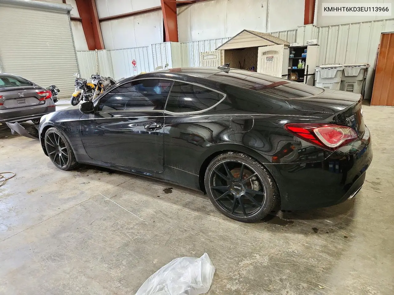 2014 HYUNDAI GENESIS COUPE VIN KMHHT6KD3EU113966 — фото 2