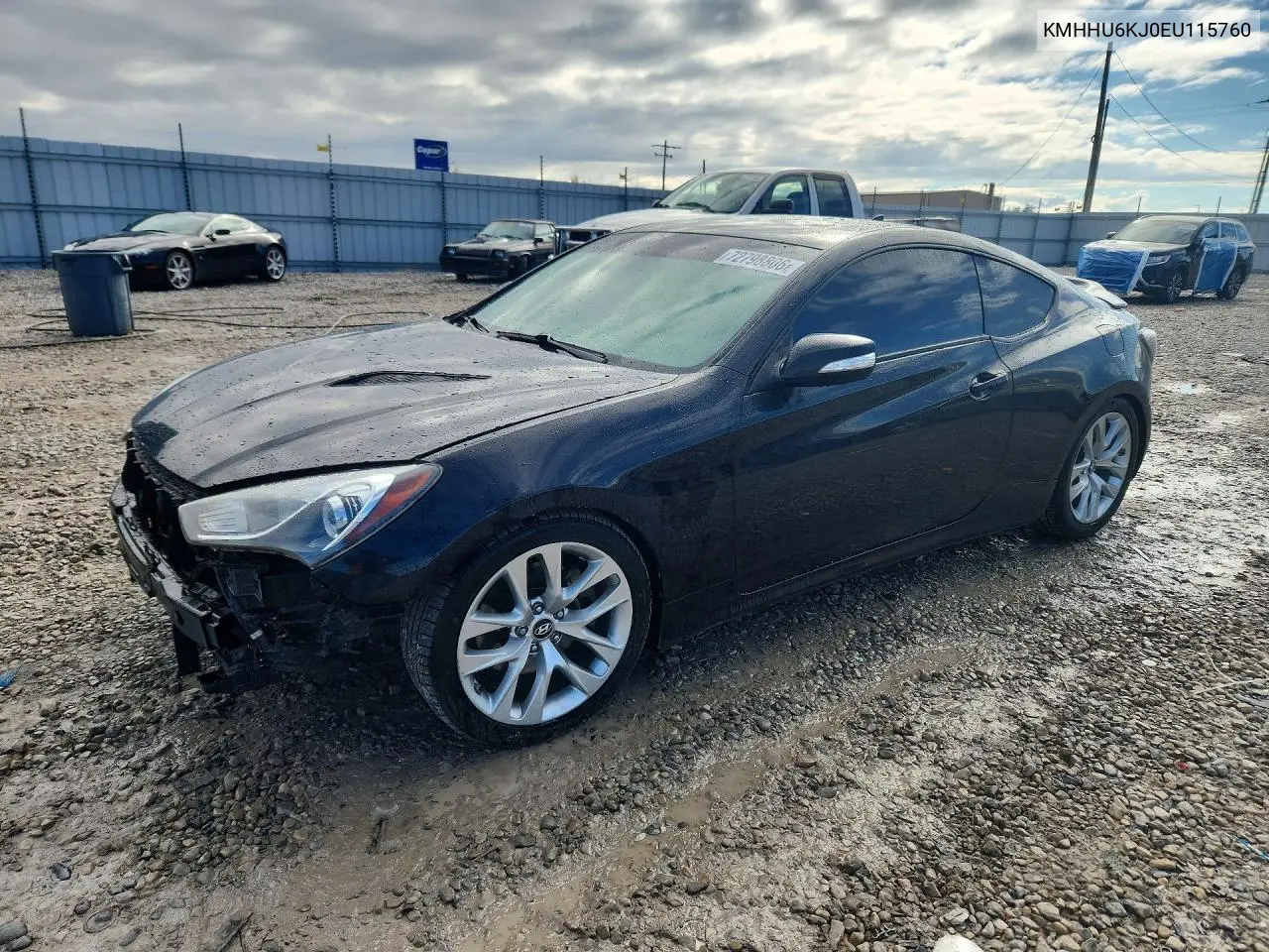 HYUNDAI GENESIS COUPE 2014, VIN KMHHU6KJ0EU115760