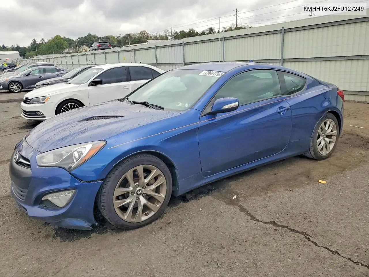 HYUNDAI GENESIS COUPE 2015, VIN KMHHT6KJ2FU127249