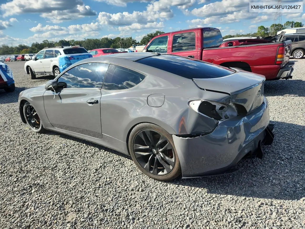 2015 HYUNDAI GENESIS COUPE VIN KMHHT6KJ6FU126427 — фото 2