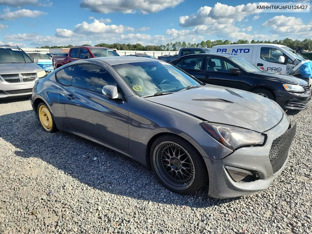 2015 HYUNDAI GENESIS COUPE VIN KMHHT6KJ6FU126427 — фото 4