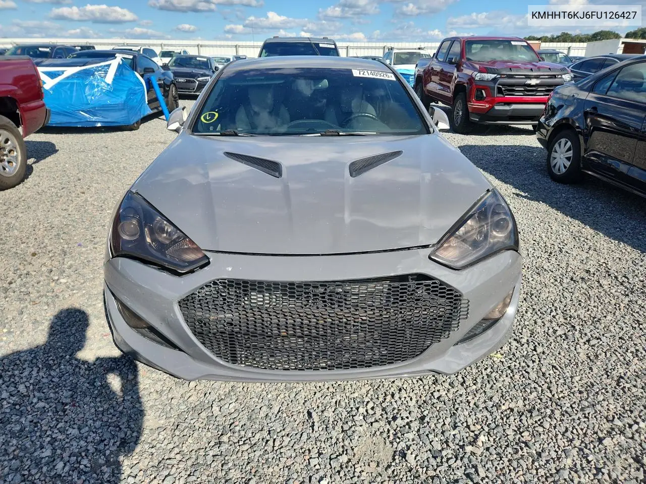 2015 HYUNDAI GENESIS COUPE VIN KMHHT6KJ6FU126427 — фото 5