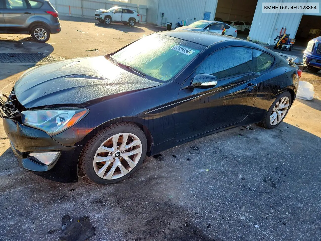 HYUNDAI GENESIS COUPE 2015, VIN KMHHT6KJ4FU128354