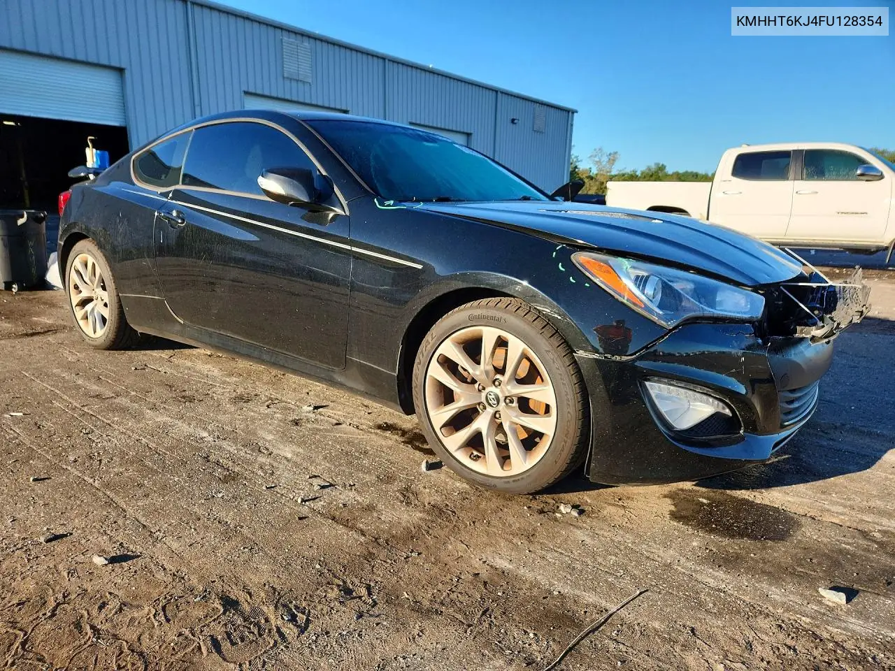2015 HYUNDAI GENESIS COUPE VIN KMHHT6KJ4FU128354 — фото 4
