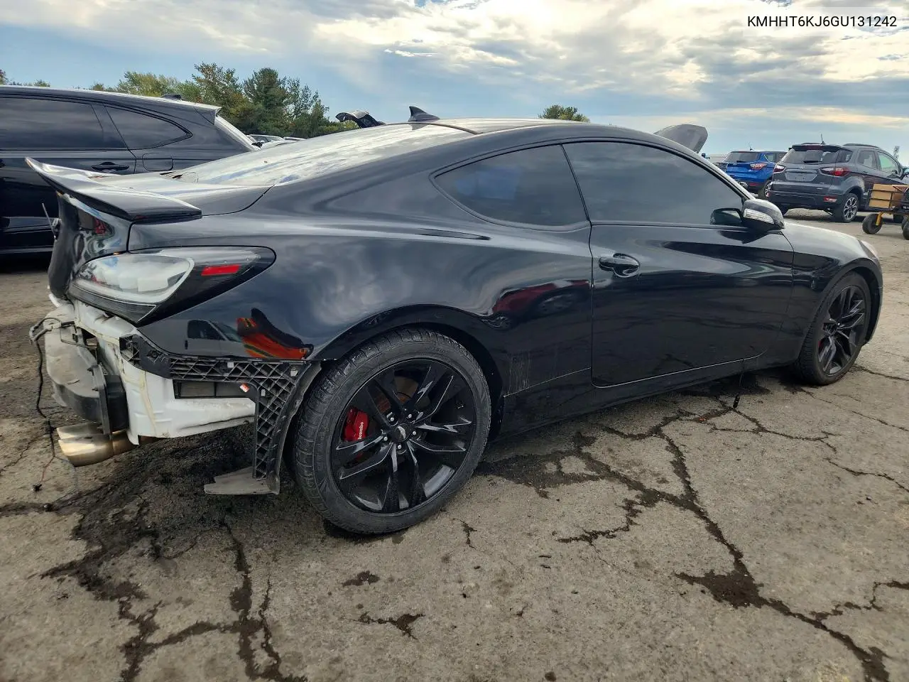 2016 HYUNDAI GENESIS COUPE VIN KMHHT6KJ6GU131242 — фото 3