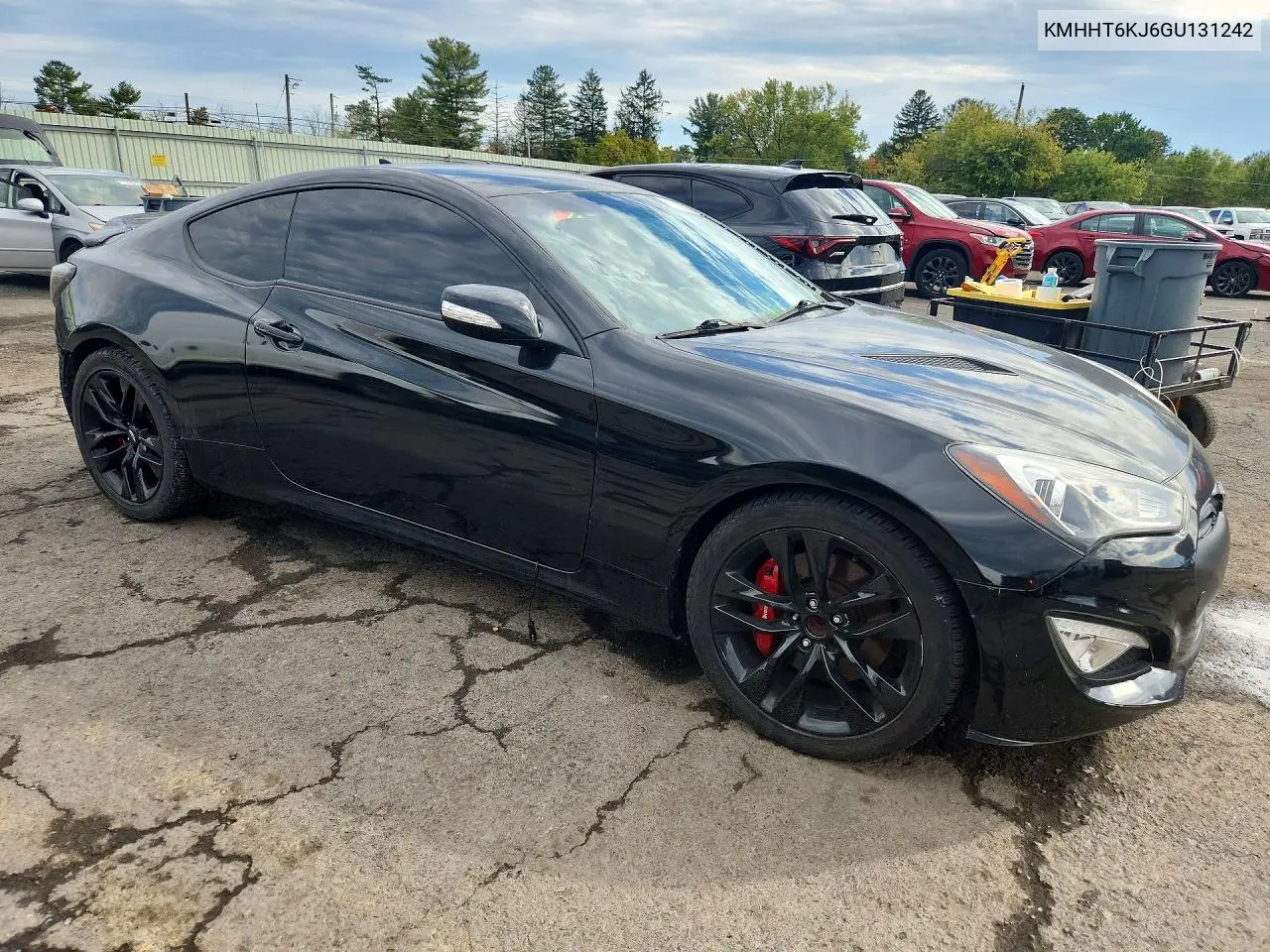 2016 HYUNDAI GENESIS COUPE VIN KMHHT6KJ6GU131242 — фото 4