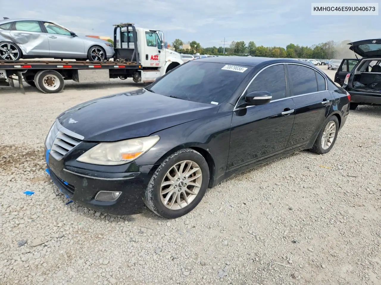 HYUNDAI GENESIS 2009, VIN KMHGC46E59U040673