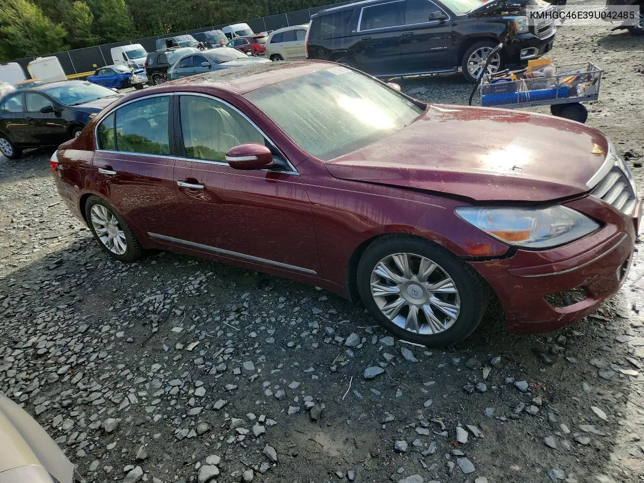 2009 HYUNDAI GENESIS VIN KMHGC46E39U042485 — фото 4