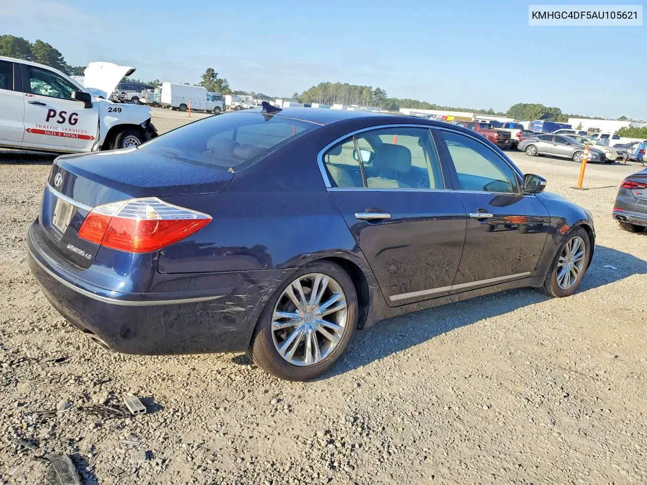 2010 HYUNDAI GENESIS VIN KMHGC4DF5AU105621 — фото 3