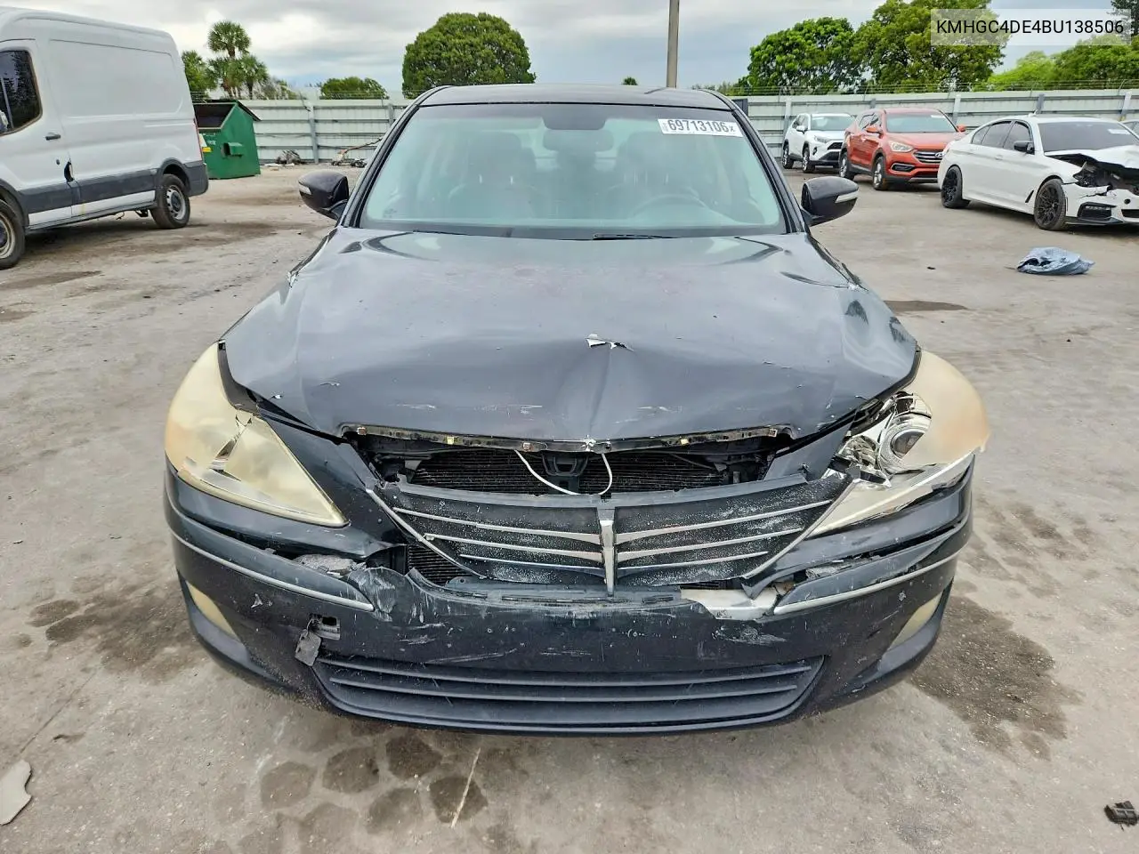 2011 HYUNDAI GENESIS VIN KMHGC4DE4BU138506 — фото 5