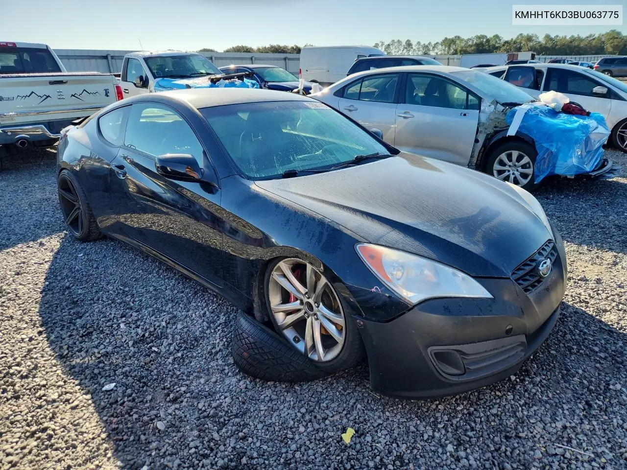 2011 HYUNDAI GENESIS VIN KMHHT6KD3BU063775 — фото 4