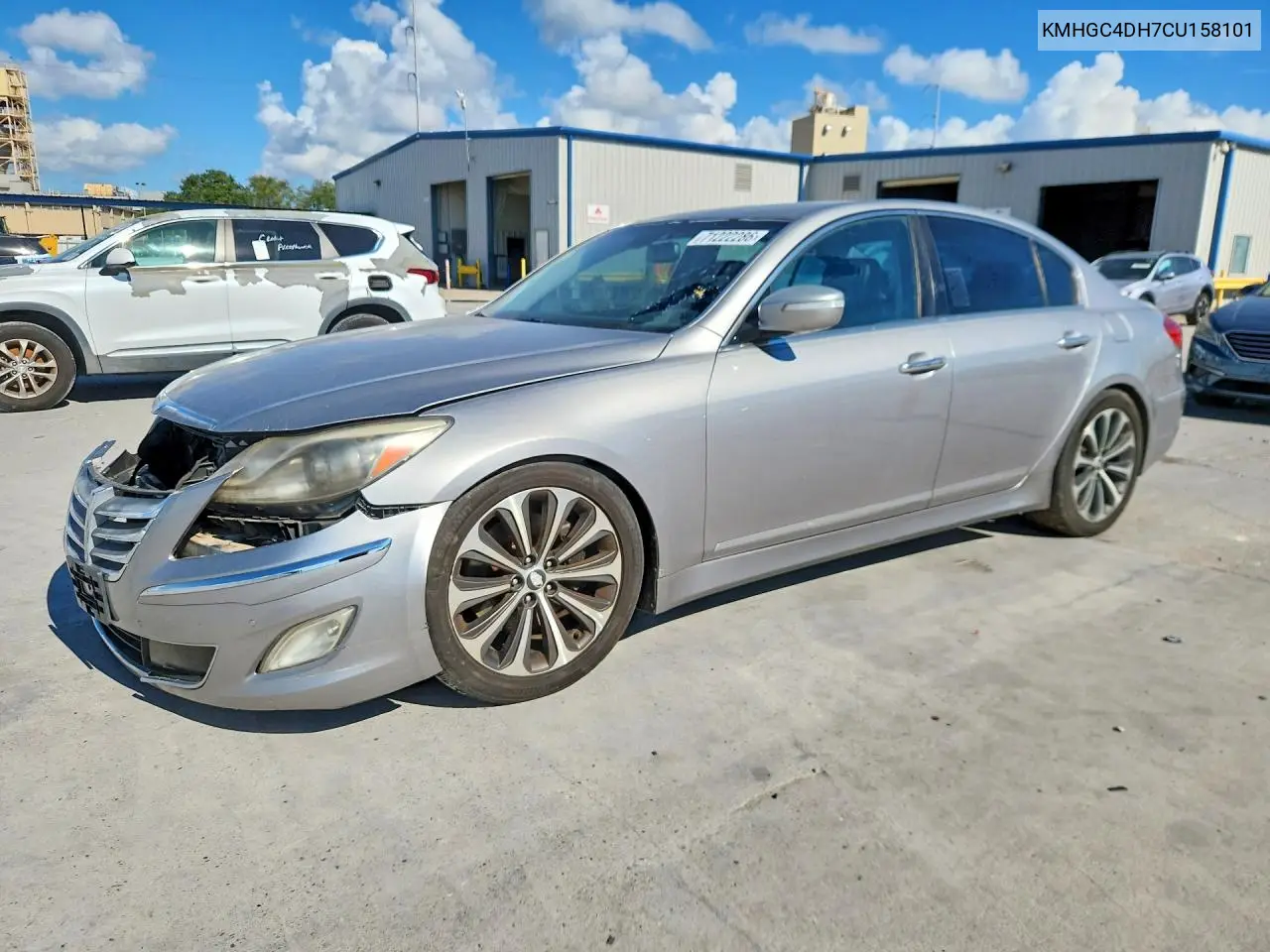 HYUNDAI GENESIS 2012, VIN KMHGC4DH7CU158101