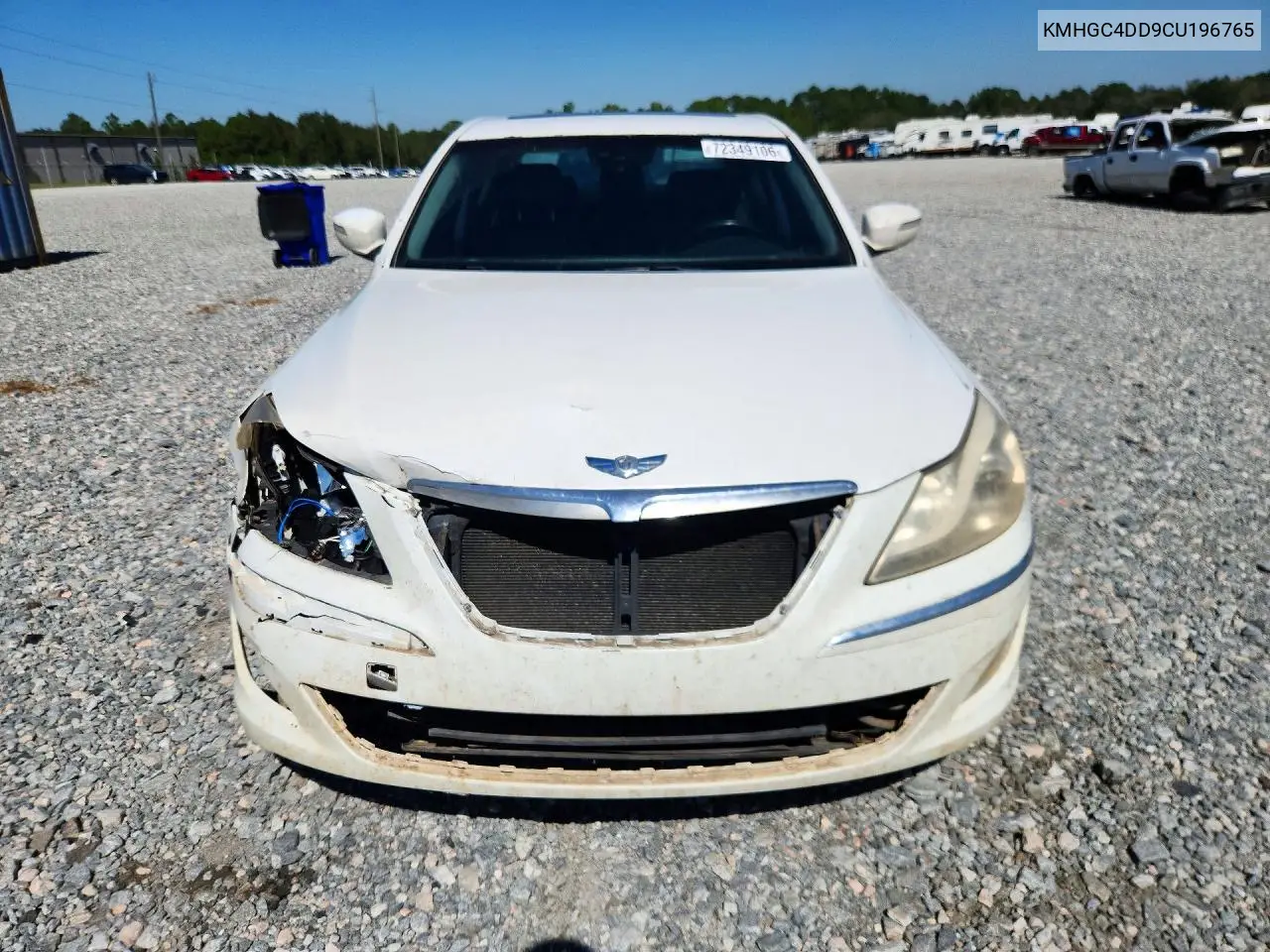 2012 HYUNDAI GENESIS VIN KMHGC4DD9CU196765 — фото 5