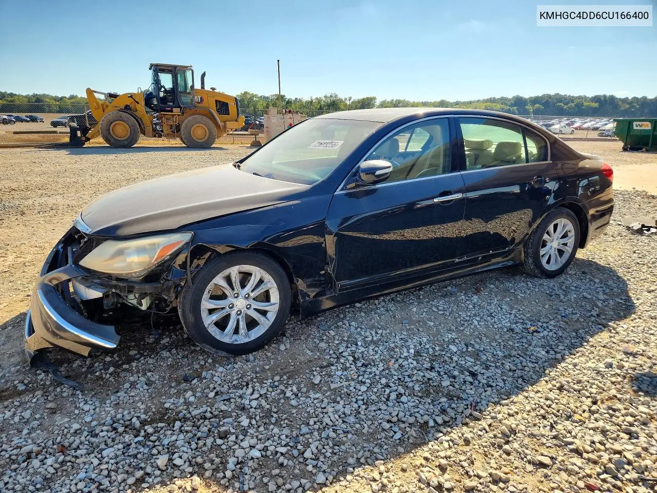HYUNDAI GENESIS 2012, VIN KMHGC4DD6CU166400