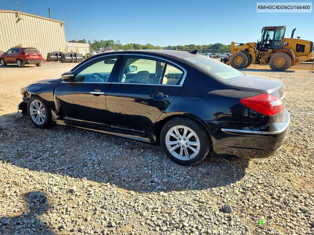 2012 HYUNDAI GENESIS VIN KMHGC4DD6CU166400 — фото 2