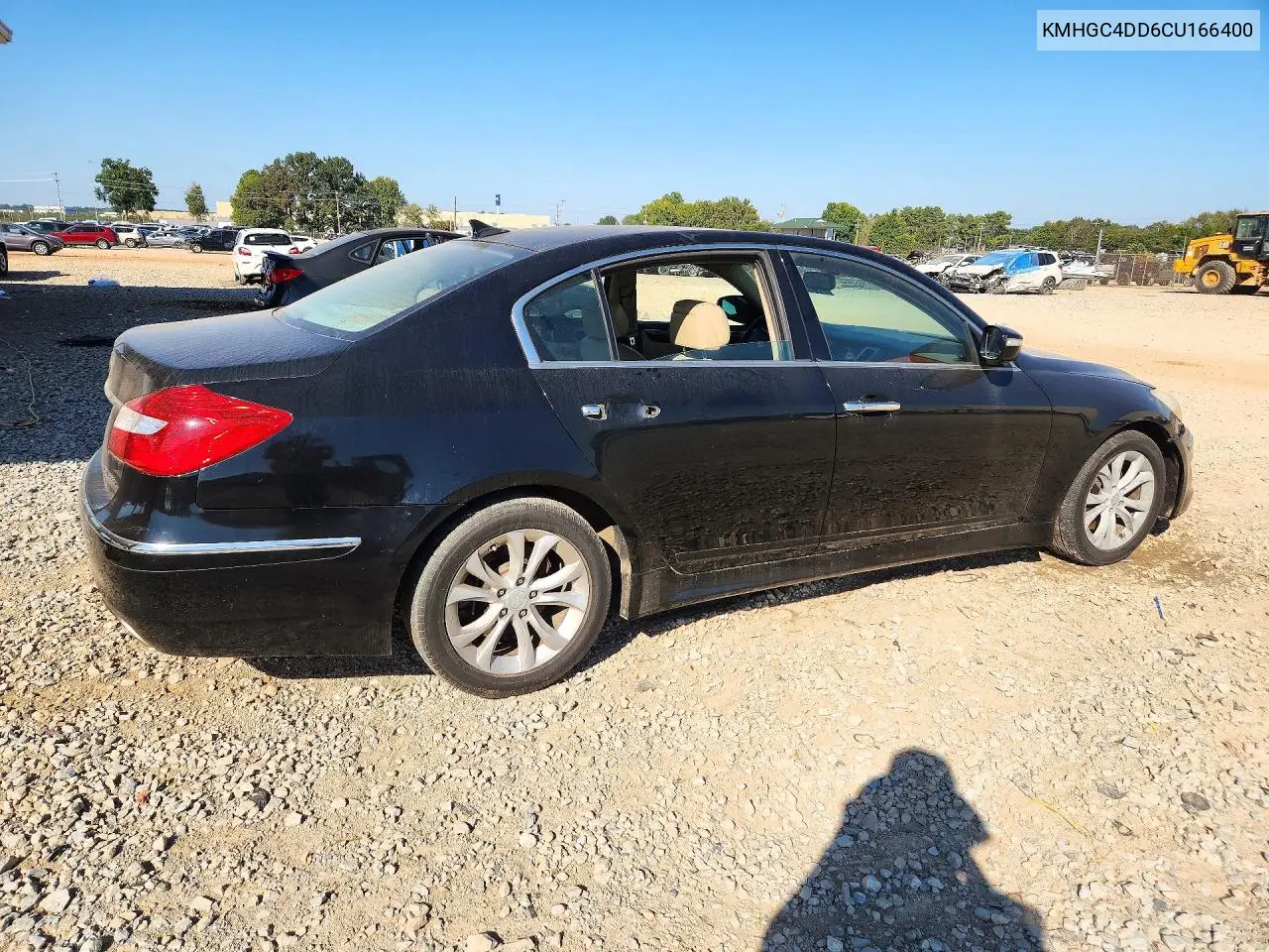 2012 HYUNDAI GENESIS VIN KMHGC4DD6CU166400 — фото 3
