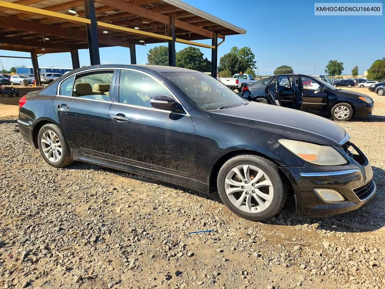 2012 HYUNDAI GENESIS VIN KMHGC4DD6CU166400 — фото 4