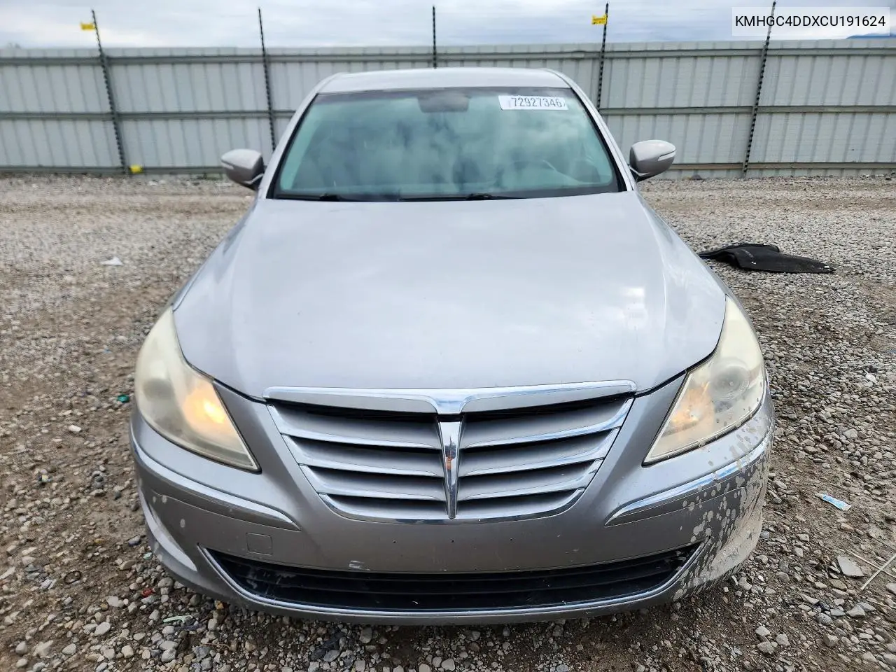 2012 HYUNDAI GENESIS VIN KMHGC4DDXCU191624 — фото 5