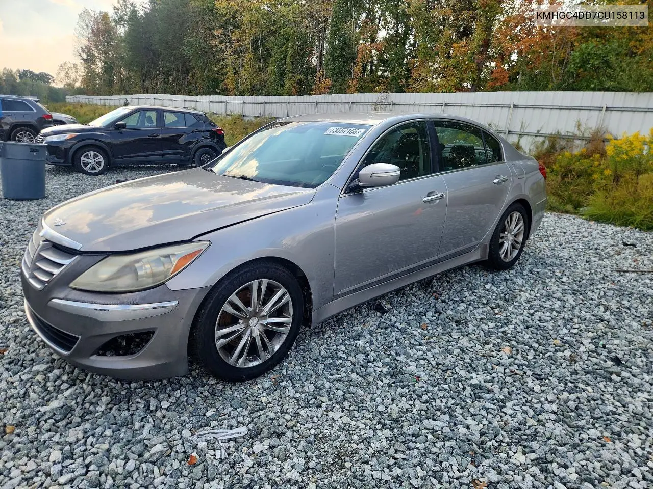 HYUNDAI GENESIS 2012, VIN KMHGC4DD7CU158113