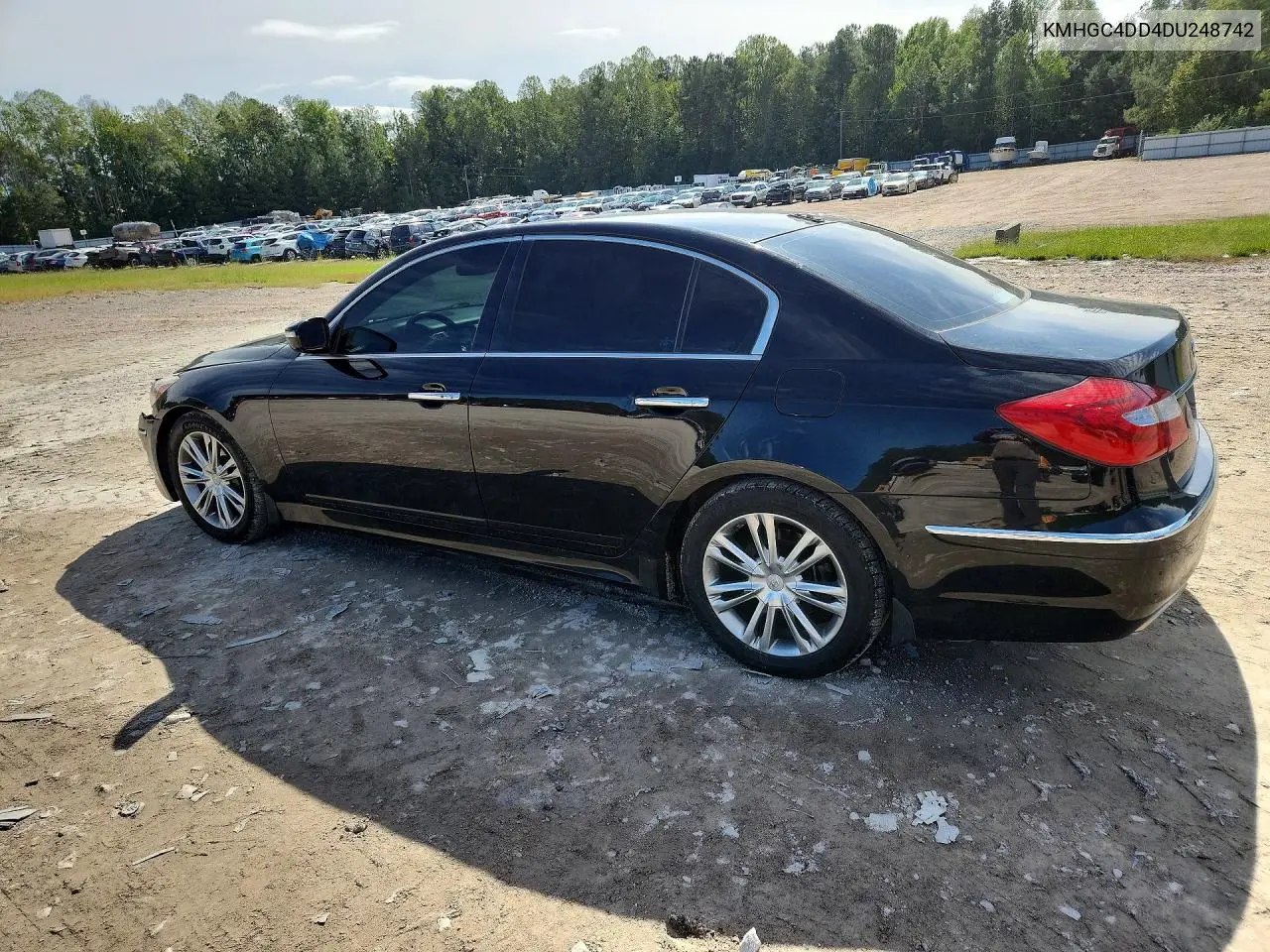 2013 HYUNDAI GENESIS VIN KMHGC4DD4DU248742 — фото 2