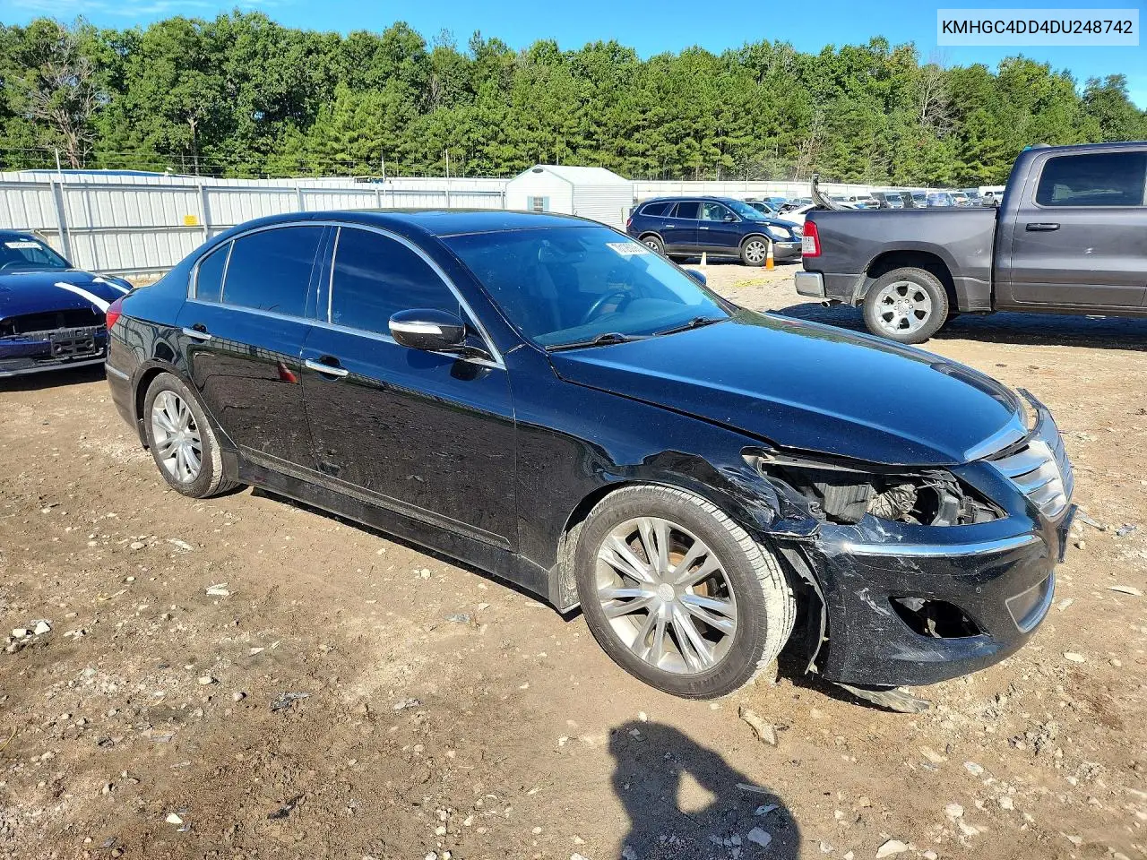 2013 HYUNDAI GENESIS VIN KMHGC4DD4DU248742 — фото 4