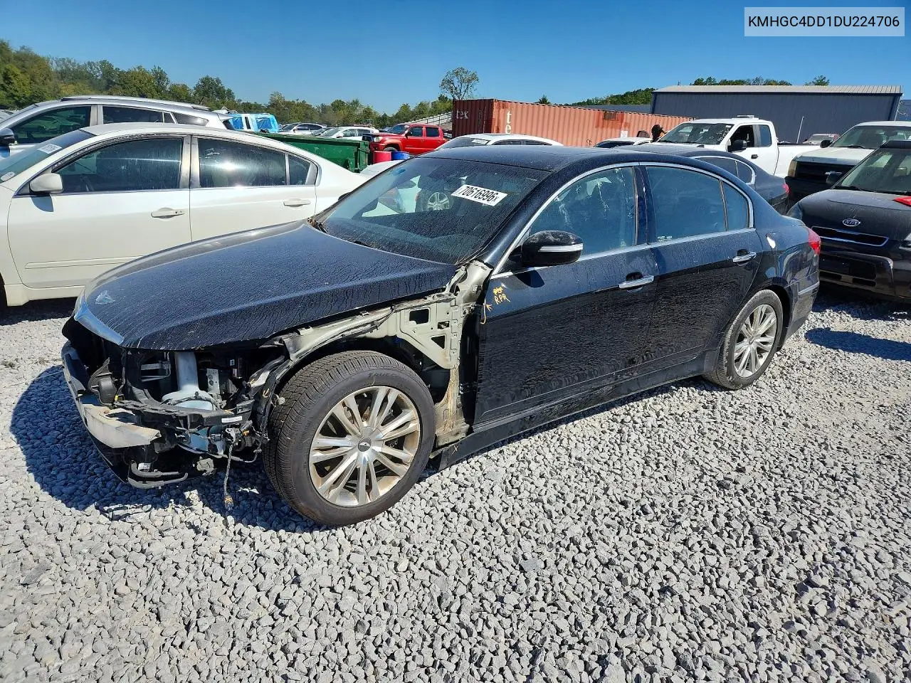HYUNDAI GENESIS 2013, VIN KMHGC4DD1DU224706
